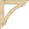 Ekena Millwork Thorton Traditional Rough Sawn Bracket w/ Offset Brace, Douglas Fir, 8"W x 44"D x 44"H BKT0806X44X44THR01RDF - alternate 2